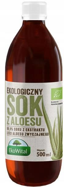 Organic Aloe Juice 500ml EKOWITAL
