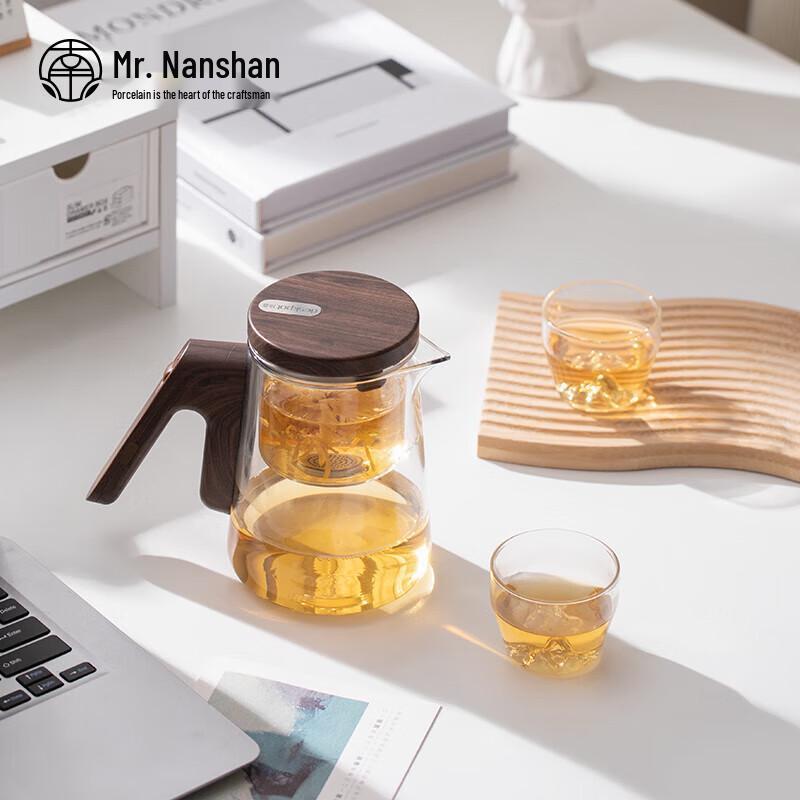 Nanshan Gentleman Glass Semi-automatic Teapot