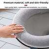 Plush Fabric Toilet Seat Cover U-shaped Toilet Seat Zipper Installation