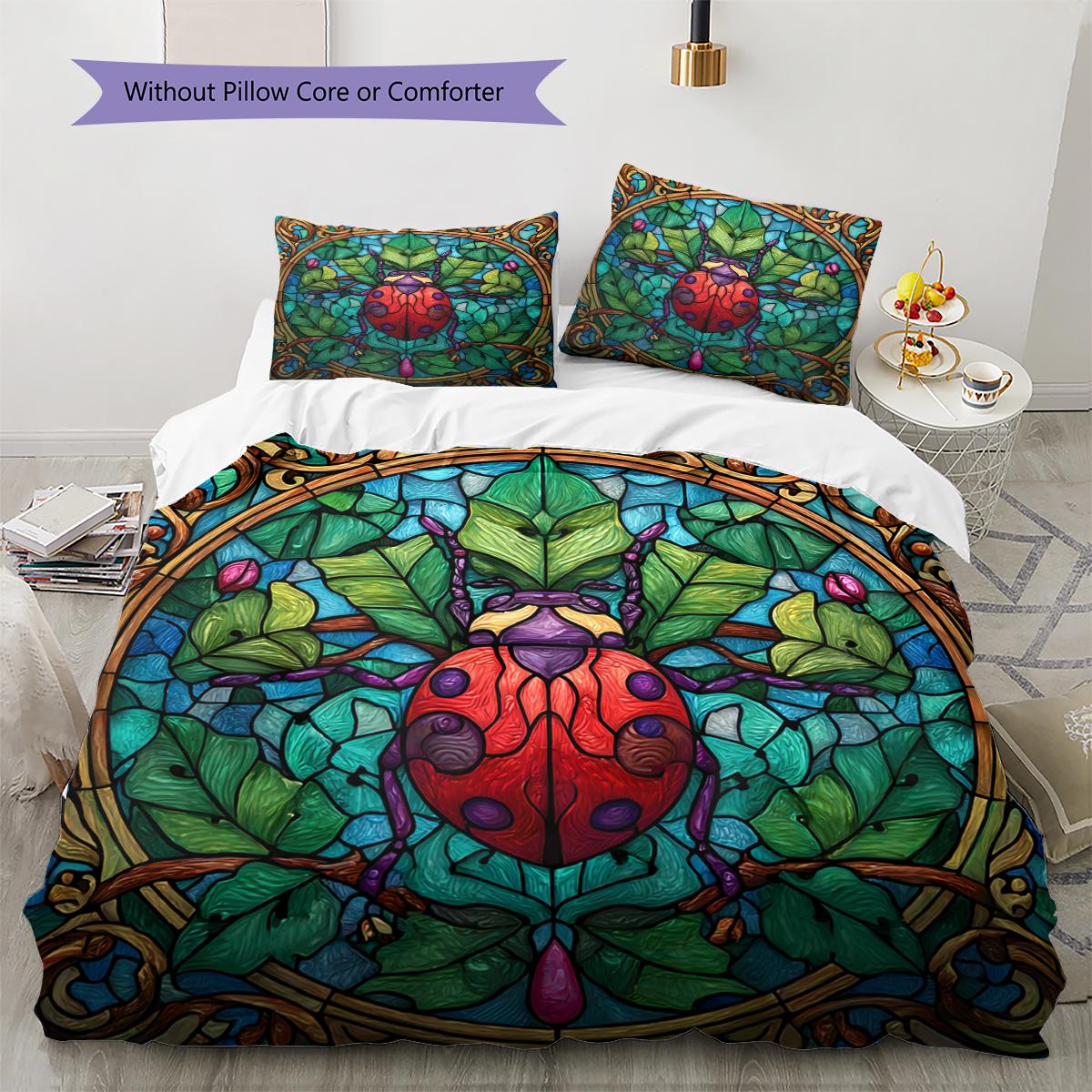 

Дитячий Плед-Ковдра Комплект Постільної Білизни Зворотний Бік Наволочка Домашній Декор Подарунок на День Народження (1 * підковдра + 2 * наволочка, без наповнювача) 135x200cm