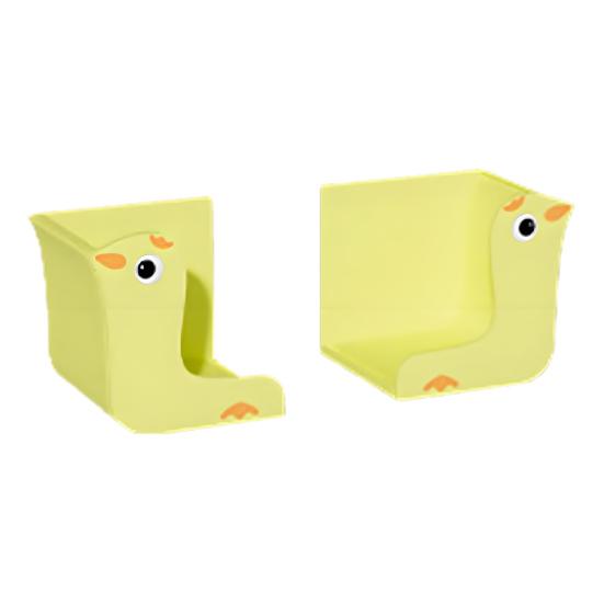 

Glove Tissue Box Holder Adjustable Tissue Paper Dispenser Wall Mount Fridge Towel Holder for Kitchen Bathroom Refrigerator жёлтый