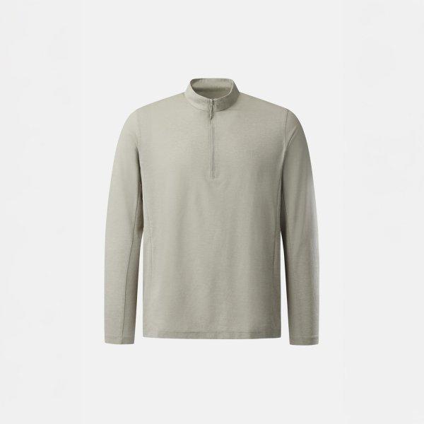 Kolon SporTS Men S baSic Long Sleeve Zip Up T ShirT jwTbm25261mud mud/95