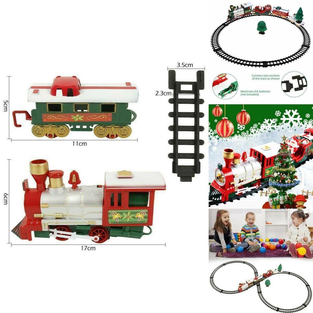 Vibrant Electric Led Musical Train And Track Set For Kids Christmas Gift Home Decor