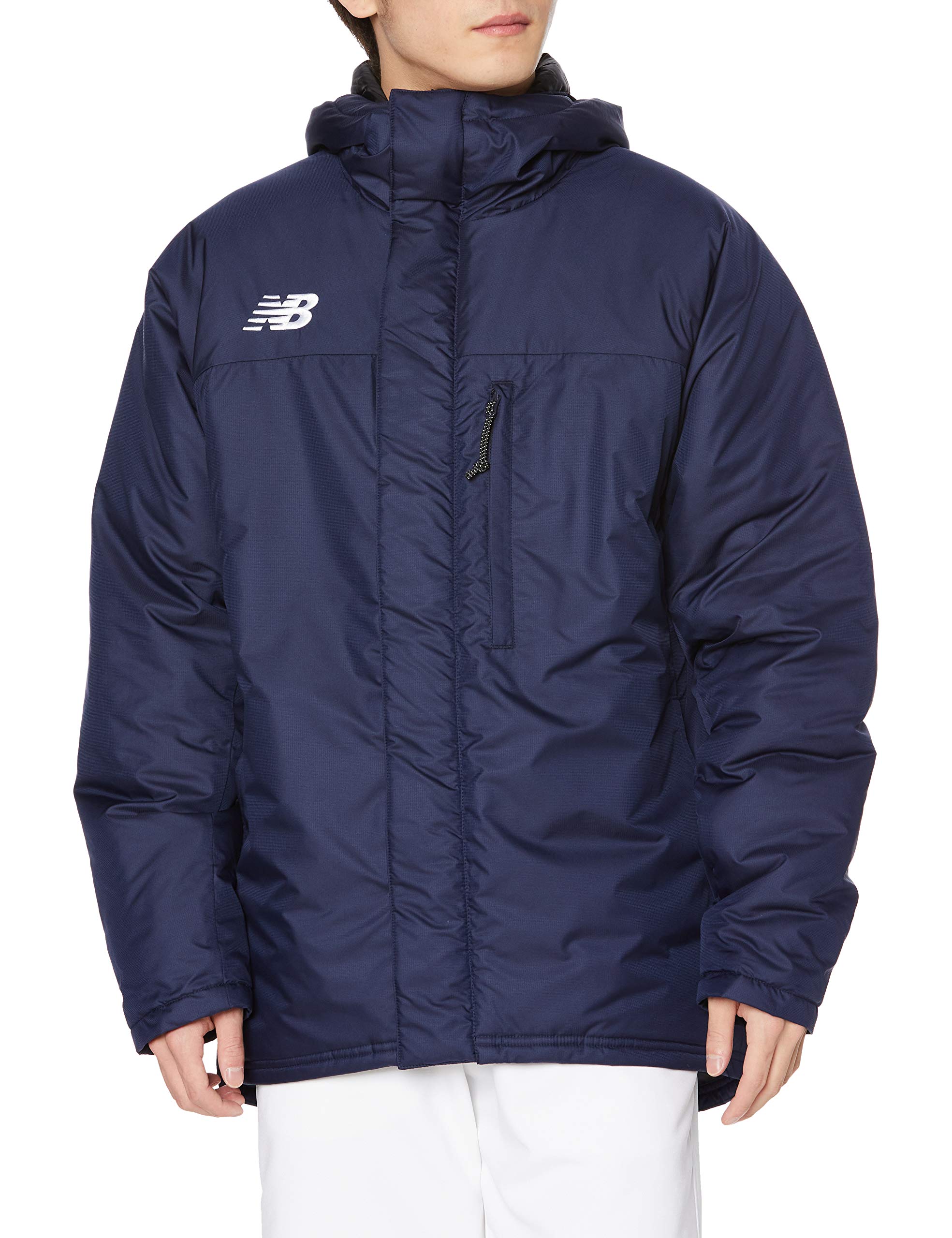 

Padded Half Navy Japan Size L to Japanese size [New Balance] Coat, (NV), (equivalent L)