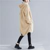long sleeve Plus size hooded Cotton jaket causal loose spring autumn winter women Jacket Coat