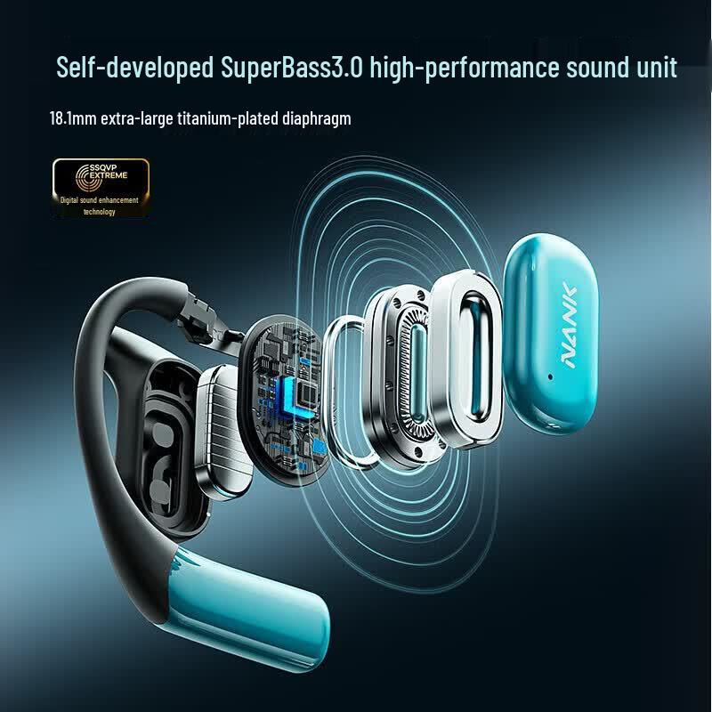 NANK OE CC2 Open-Ear Air Conduction Sports Bluetooth Headphones