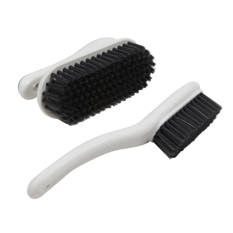 Multi-purpose Bathroom Shoe Brush + Clothes Cleaning Brush Set Household Simple Contrast Color Laundry Scrubbing Brush