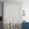 Höstblomma Fjäder Fjäril Skira Gardiner För Vardagsrum Sovrum Heminredning Kök Tyll För Fönster Voile Draperier