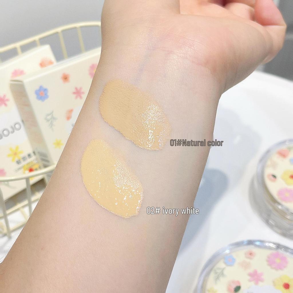 JOJO DIARY Light Feather Cushion: Long-lasting, Moisturizing, Non-Transfer, Crease-Resistant, Waterproof & Sweatproof BB Cream Concealer