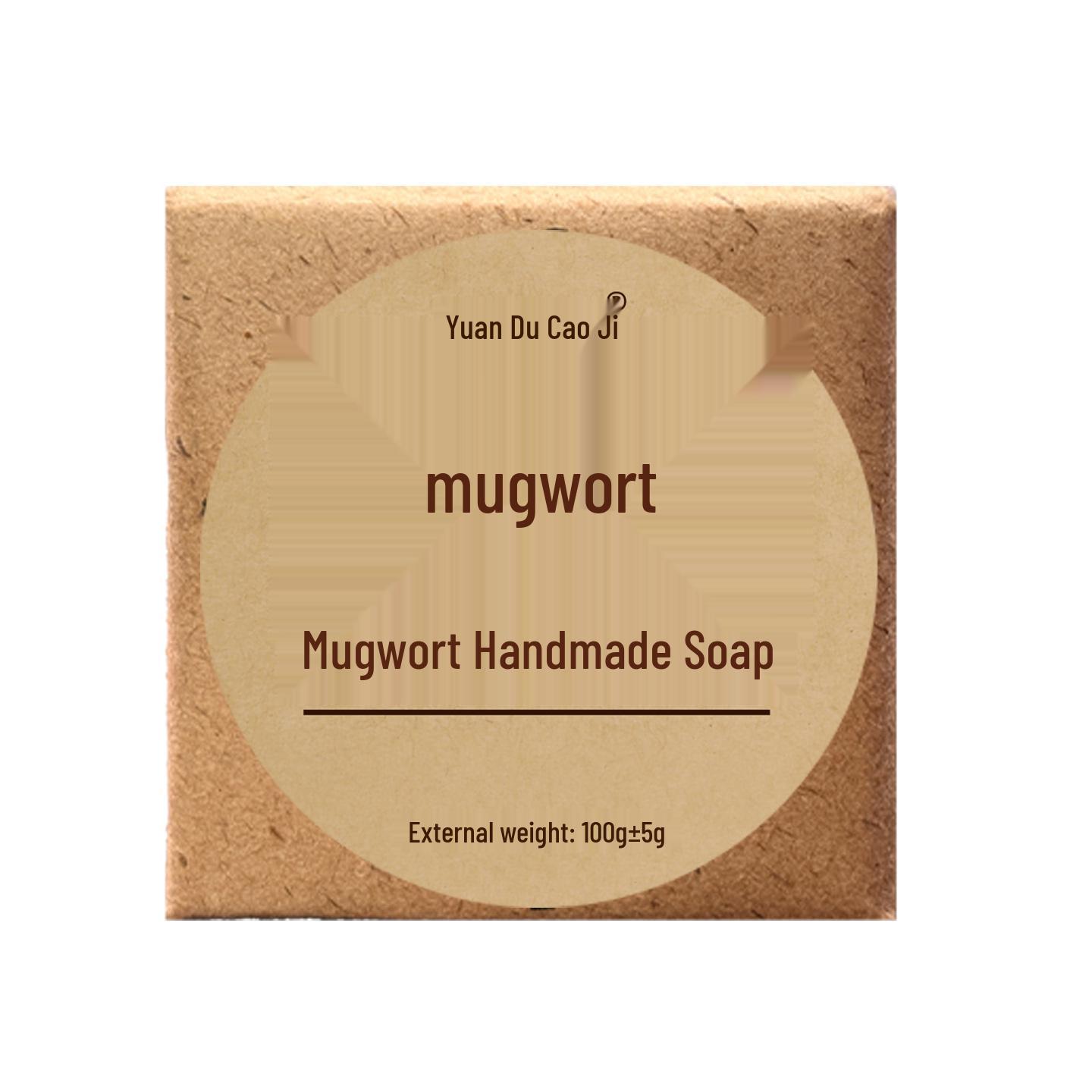 Mugwort Herbal Scent Cold Process Soap - Handmade Facial and Bath Soap with Coconut Oil