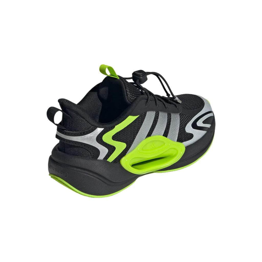 Adidas Galaxy Scout Comfortable Versatile Fashion Casual Low-Top Kids Training Shoes Kids sneaker Black Metallic-Silver Bright-White JR0564