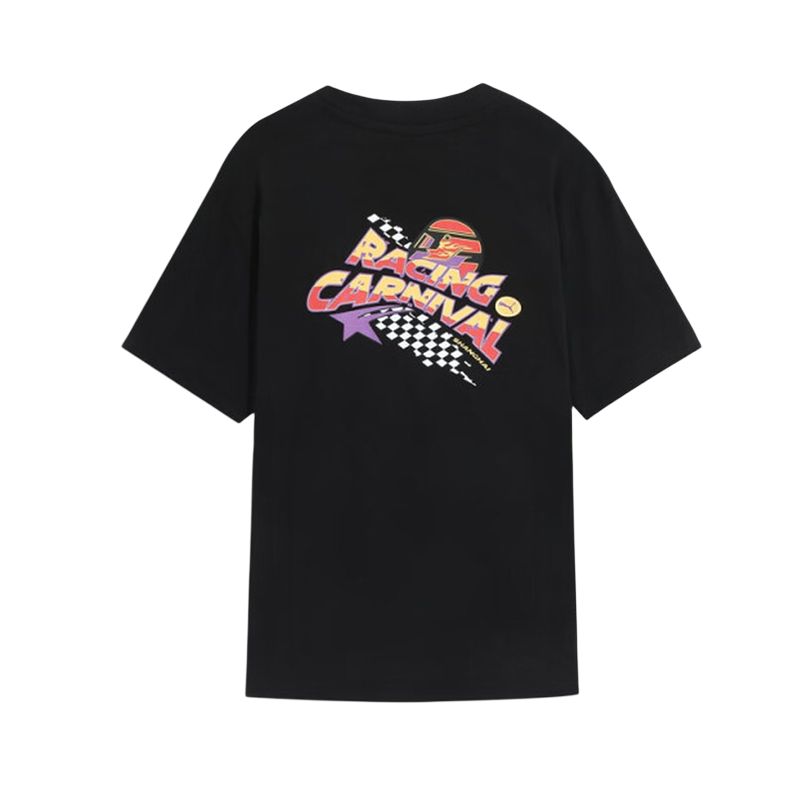 New PUMA RACING CARNIVAL T Shirt Unisex Black 631339-01