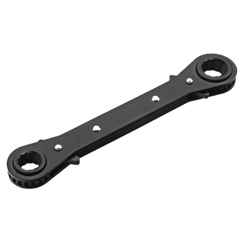 Ratcheting Wrench Set Double Head Two Direction 6-21mm Rust Resistant Electroplated Tool Suitable for Automotive Repair