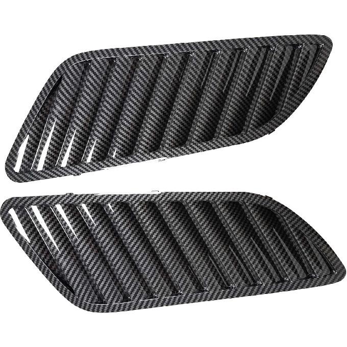 Car Front Grill Hood Cover, Carbon Fiber Bonnet Grill Air Outlet Vent Cover Trim For E90 E91 E92 F30 E46 DTM Style, 500136171