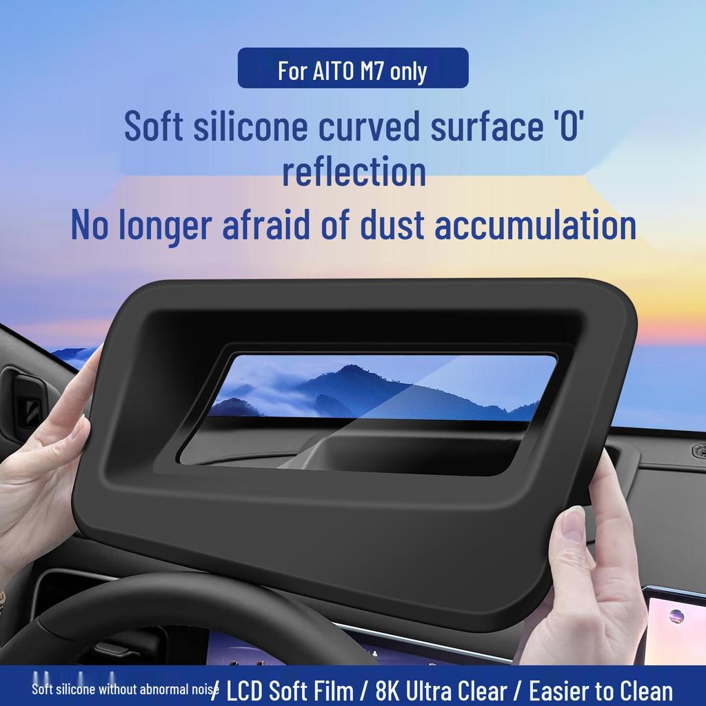 Wenjie M7 Silicone HUD Protective Frame & Dashboard Dust Cover