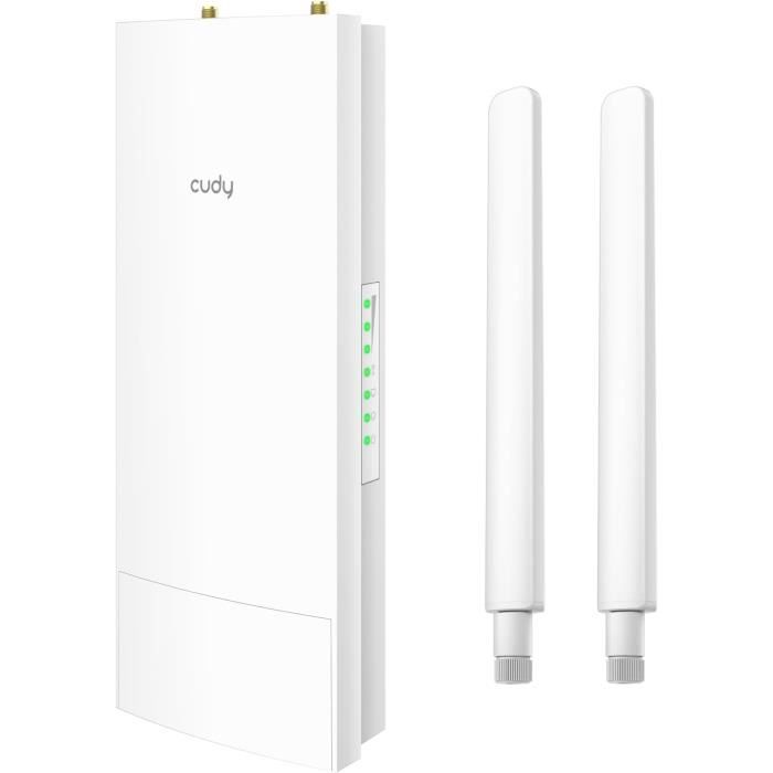 Routeur Modem 4G LTE - CUDY - LT400-Outdoor - WiFi N300 - IP65 - Antennes Amovibles