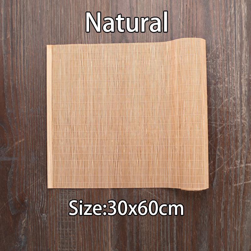 Natural Bamboo Table Runner Placemat Tea Mats Table Placemat Pad Ceiling Decor Home Cafe Restaurant Decoration