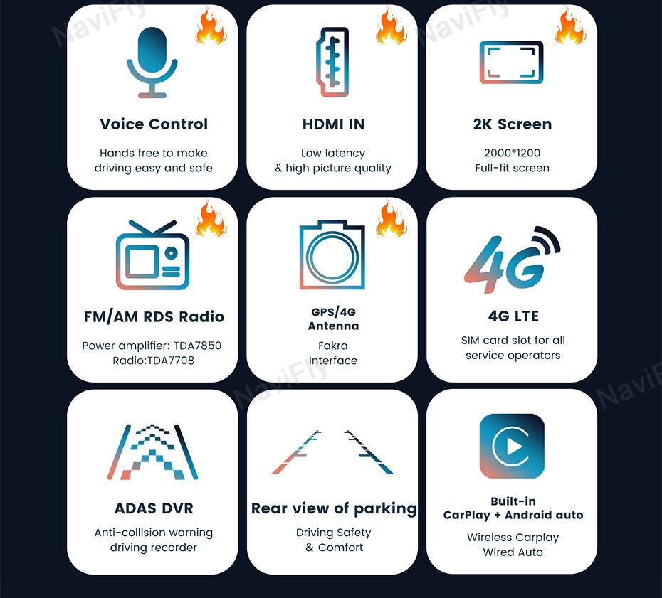 Volkswagen Skoda Octavia 08-13 Android Carplay Multimedia Navigation Screen