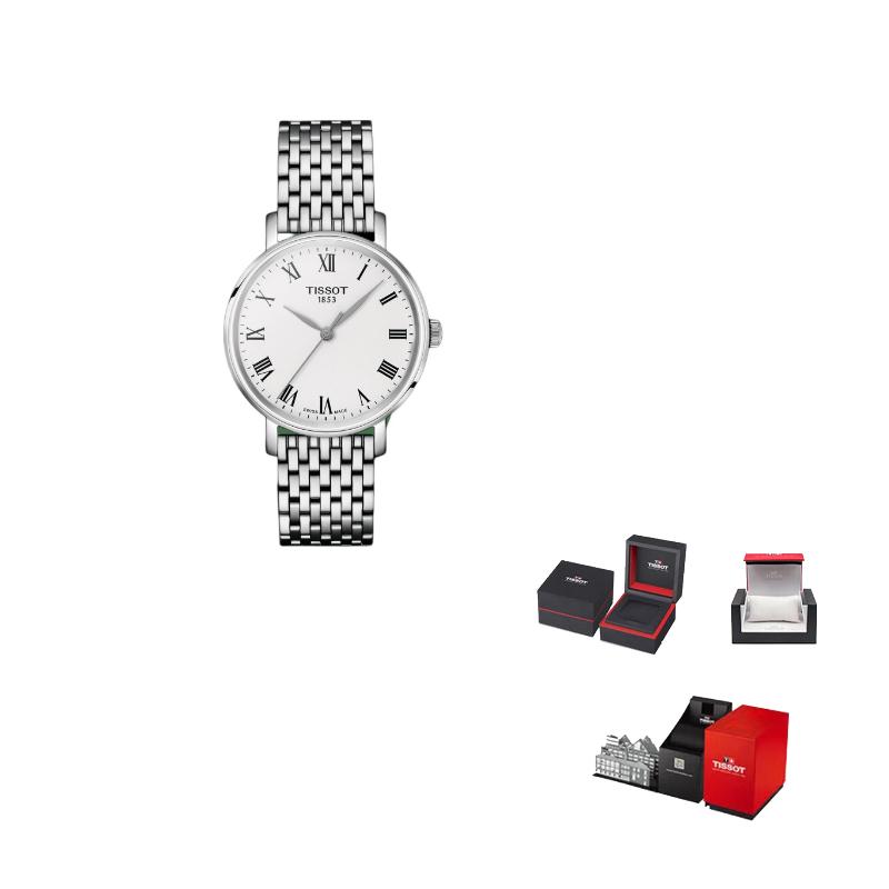TISSOT Meishi Collection Quartz Movement 50 meter Water Resistance Women s Watch 34mm White Dial T143.210.11.033.00 White Dial