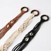 Bohemia Braided Waist Chain Versatile Lace-up Waist Belt Retro Tie Waist Rope  Women's Fashion