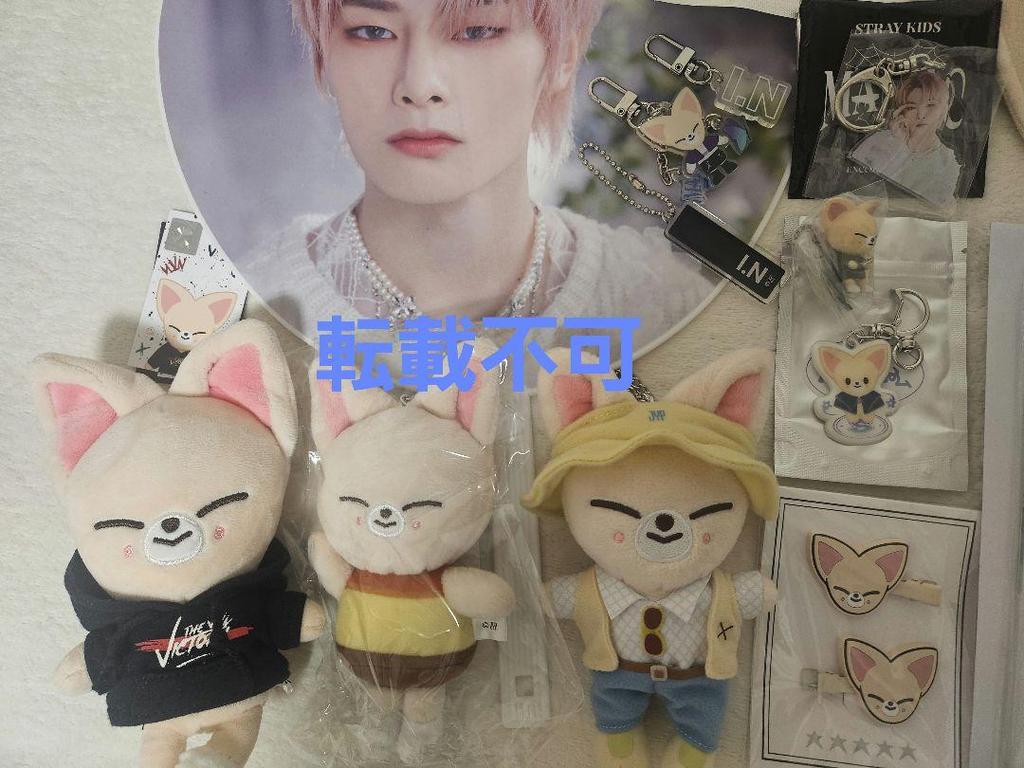 [USED] Stray Kids Official I.N Fox I.Ny Foxshiny I.N Goods Set JYP 10cm