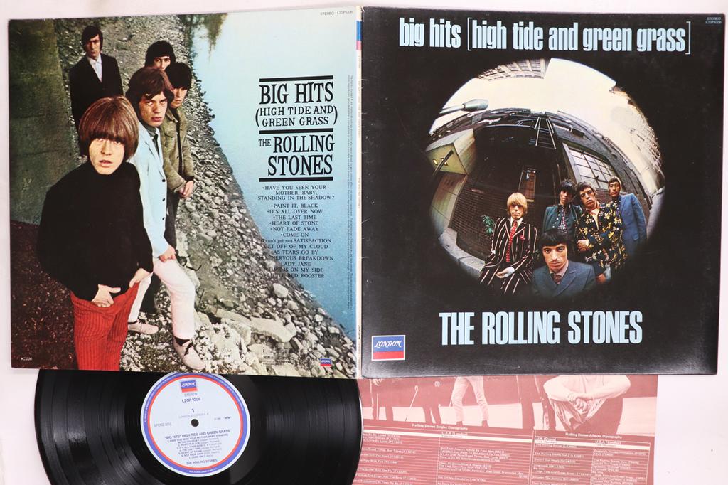 Disque vinyle ROLLING STONES Big Hits High Tide And Green Grass L20P1008 LONDON 1981 Japon Rock Occasion