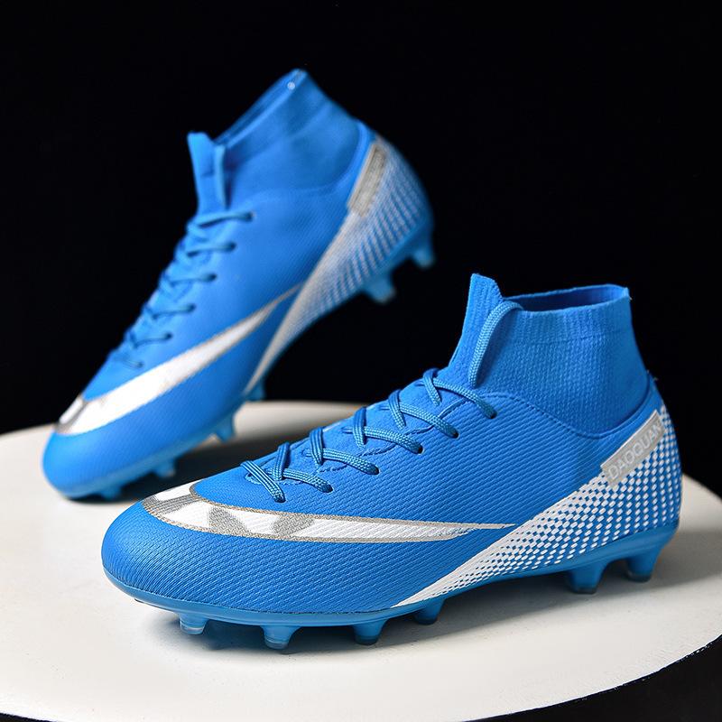 Training Shoes Men's Game 47 Student Football Shoes Broken Nails Large Size Sports High Top Shoes Spikes Teen