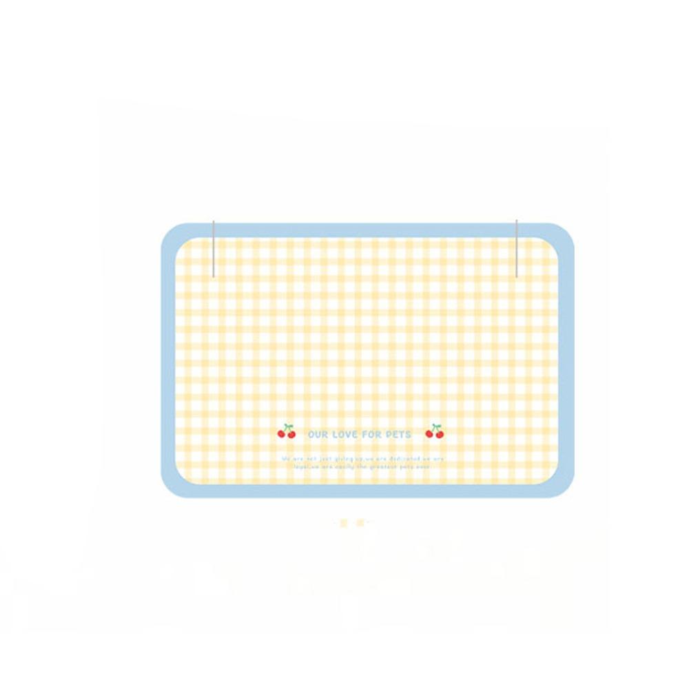 

Waterproof Pet Anti Spill Placemat Oil Resistant Dog Food Pad Prevent Food and Water Spills жёлтый