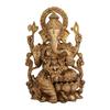 Mangalkari Ganesha Brass Statue, Ganesh, Gajanan Ji Idol Big Size - 11.5 Inches