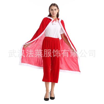 Christmas Cloak Children's Cloak Dress Up Dress Up Popular Red Adult Christmas Clothing
