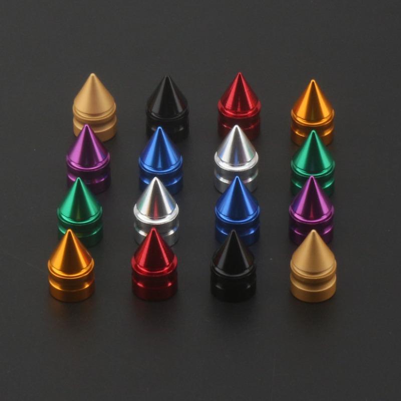 Automobile tire personalized modification valve cap Electric vehicle motorcycle air nozzle cover Aluminum alloy valve core cover Universal
