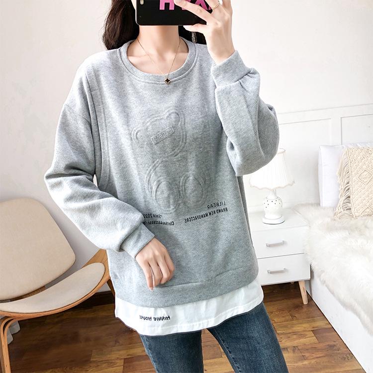 Stylové poporodní kojící topy: Čistá bavlna, Dlouhý rukáv, Ideální na jaro a podzim, Módní pro maminky