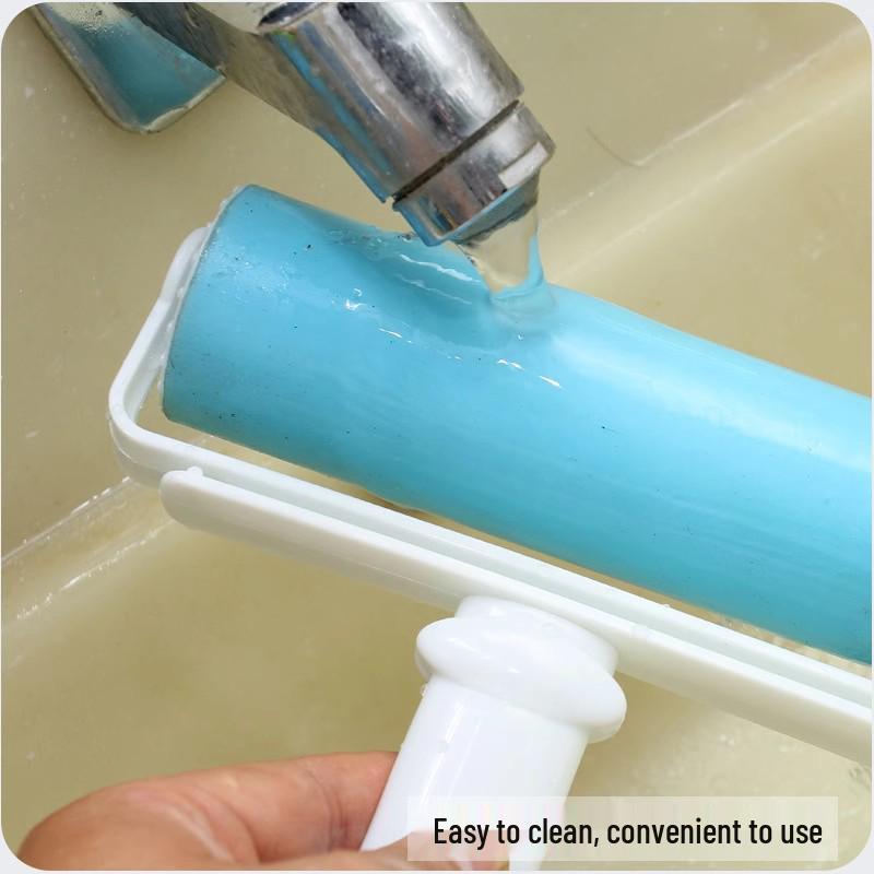 Washable Silicone Lint Roller - Strong Adhesion Hair & Dust Remover Brush
