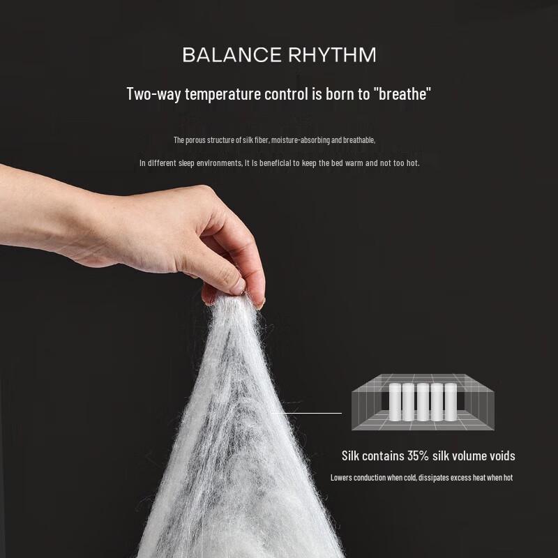 MIDO HOUSE All-Season 100% Tussah Silk Duvet
