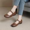 New Style Flat-bottom Casual Women's Shoes with Flat Heel Opening and Single Strap.