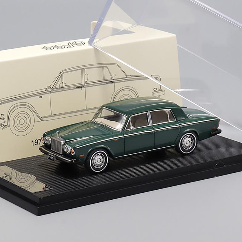 

GFCC 1:64 Rolls Royce Silver Shadow 1979 Alloy Car Diecasts & Toy Vehicles Car Model Miniature Scale Model Car For Children зелений