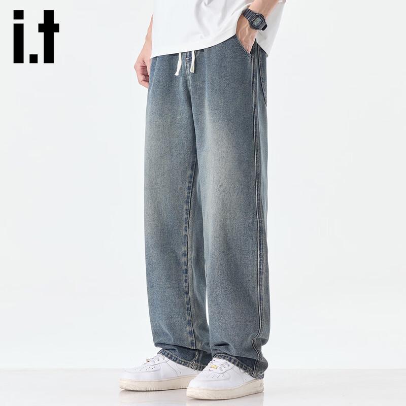 

Мужские джинсы Izzue It 2025 свободного прямого кроя M