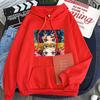 Anime Demon Slayer Kamado Tanjirou/Nezuko Eyes Hoodies Funny Manga Cartoon Fashion Streets Unisex Oversize Patchwork Sweatshirts