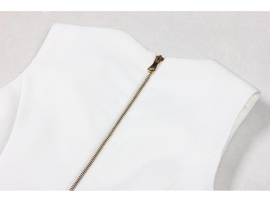 In Stock: Summer 2025 High-End Waist-Cinching Women's Sleeveless Suit Dress