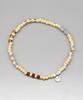Bonbeau Solid And Pattern Color Mix Layered Bracelet Smile Mini Charm Color Mix Layered Bracelet
