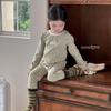 Children's 2025 Pure Cotton Autumn Pajama Set - Unisex Cartoon Print Warm Home Wear