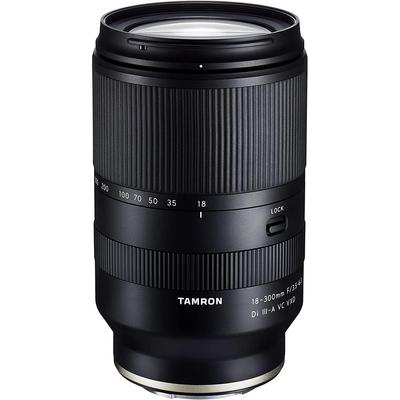 Tamron 18-300mm F3.5-6.3 Di III-A VC VXD Objektiv til Sony E-fatning [B061S] - Alsidigt Zoomobjektiv til Fotografering