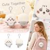 Cute Plush Keychain Pendant Soft Stuffed Toy Charm for Backpack Purse