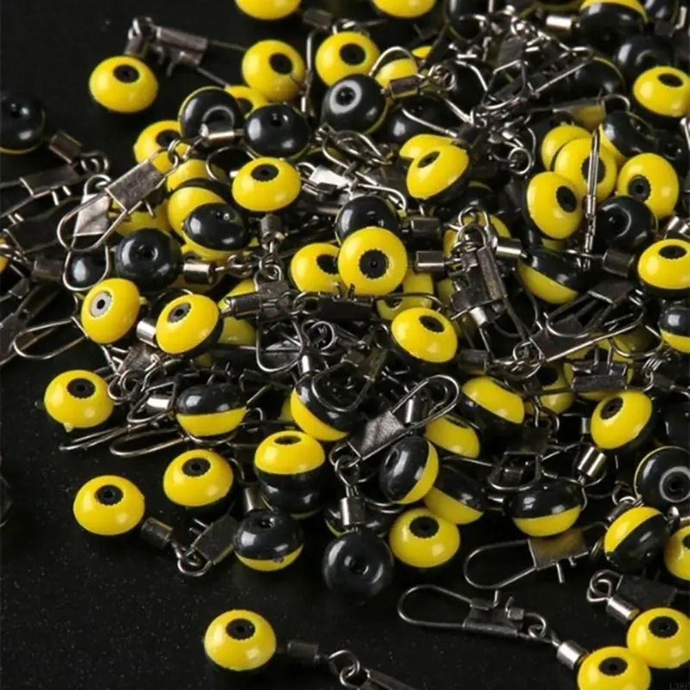 20Pcs/Set 32mm Fishing Float Bobber Stop Swivel Space Beads Stopper Fishing Accessories