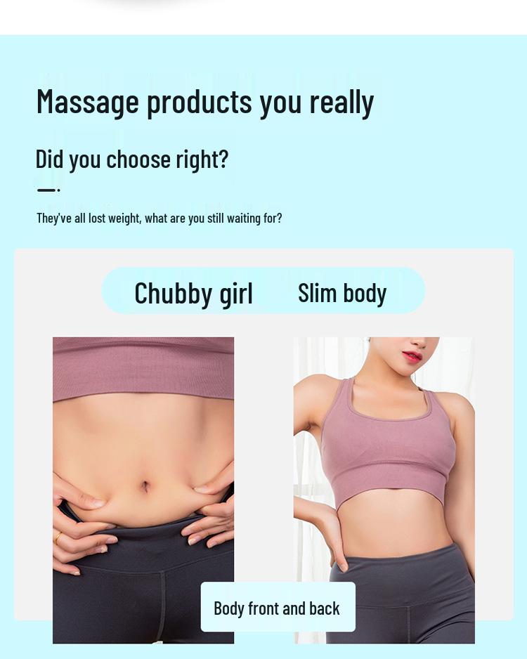 Smart Pulse Heated Abdominal Massage Waistband for Home Use