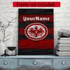 Eintracht Frankfurt Customize Your Name Diamond Painting Round Diamond Rhinestones Mosaic Diamond Embroidery Wall Paintings Rhinestones Gift Frameless