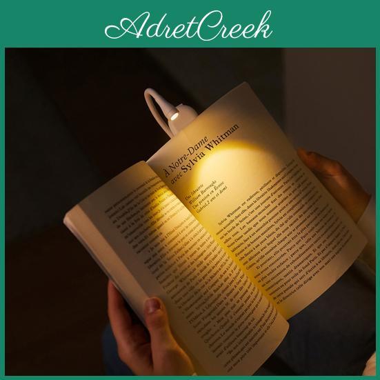 Clip Book Flexible With Light Hose Stepless Dimmable Rechargeable Eyecaring Pocketsized Led Reading Lamp For Student