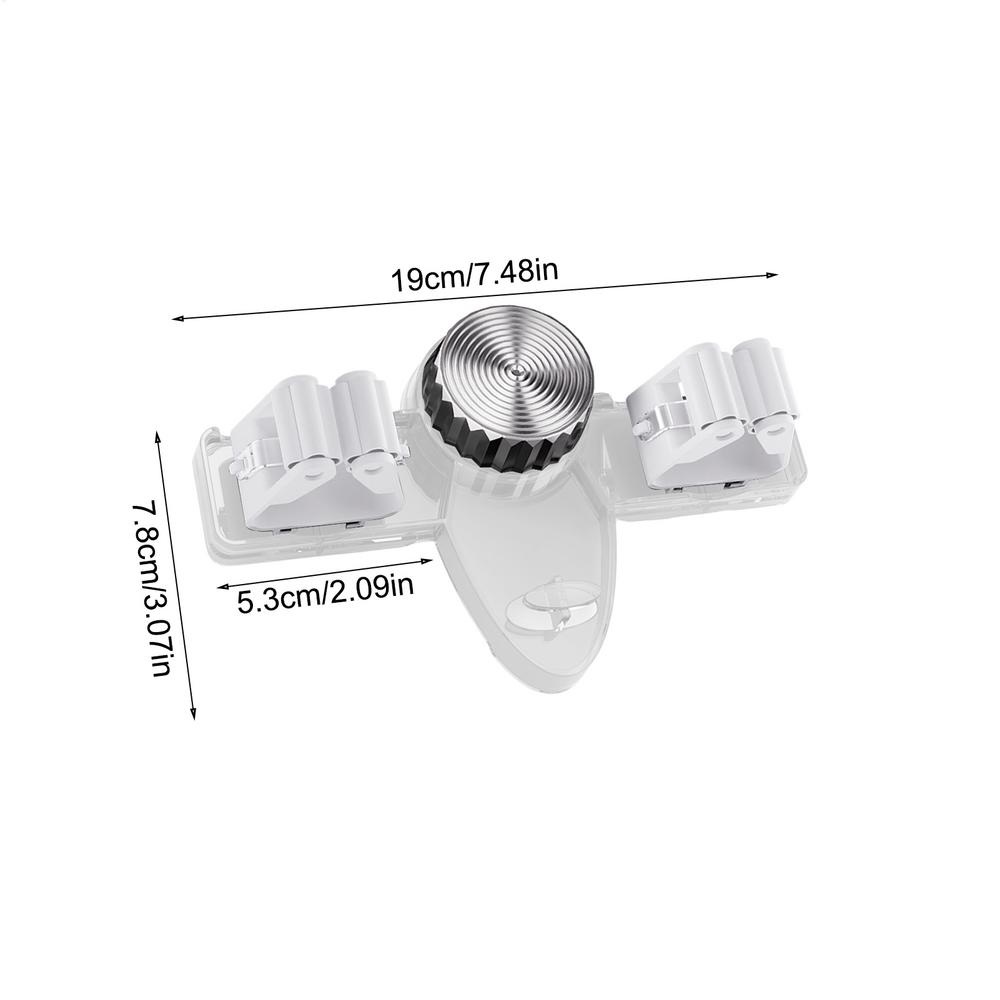 Suction Cup Broom Holder Broom Mop Hanger Mop Gripper Storage Tool Rack for Easy Storage and Organization Broom and Mop Storage