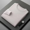Classic Men'S Crewneck Cashmere Knit Sweater For Autumn And Winter, Loose Casual Cashmere Knit Pullover Base Layer
