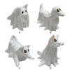 Halloween Glowing Ghost Dog with LED Night Lights Resin Crafts Cute Dog Model for Home Table Bedroom Desk Party Outdoor Decor